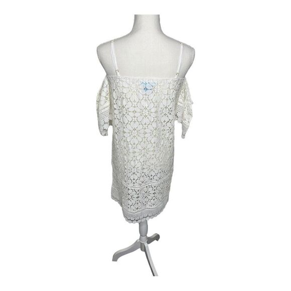 SOLITAIRE SWIM White Lace Cover Up Dress. Size Small NWOT - Picture 5 of 7